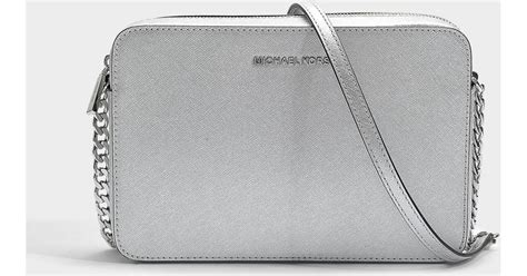 michael kors tas zilver|Women's Silver Designer Handbags .